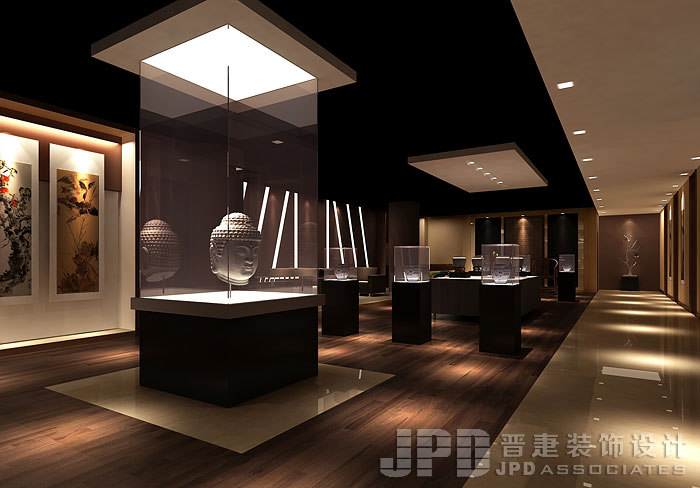古典藝術品區(qū)效果圖